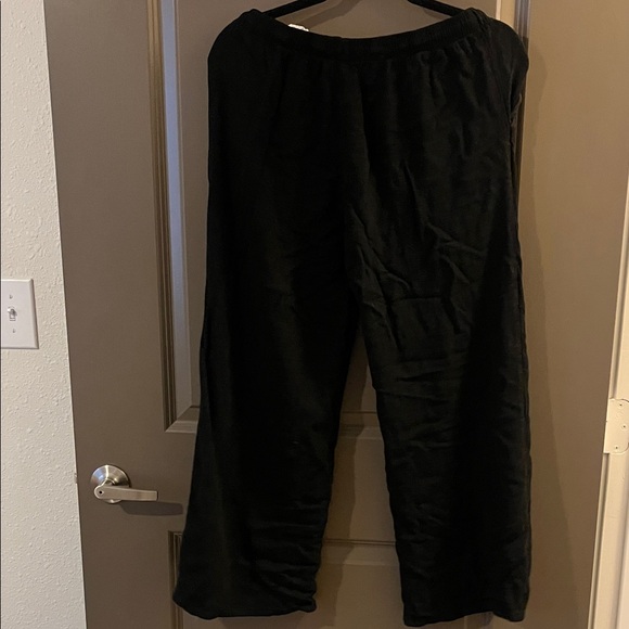 Stradivarius Classic Black Drawstring Pants - Picture 3 of 3